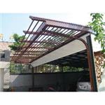 鋁合金木紋花棚架(耐候級) - 宗霖鋼鋁企業社