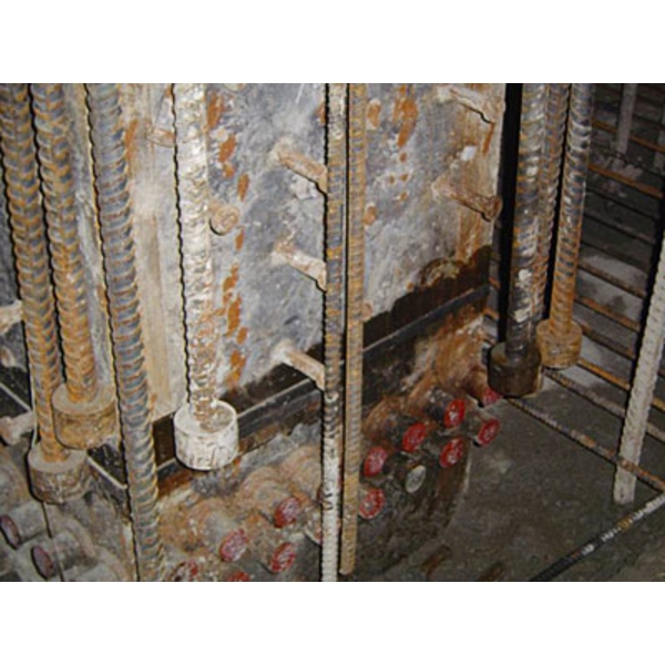 逆打柱SRC收尾錨碇