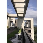 屋頂造型石頭漆鋁包板-內湖安縵莊園 - 鴻府金屬工業有限公司