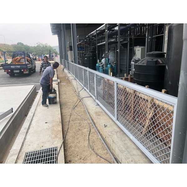 鍍鋅烤漆圍籬－新建工程