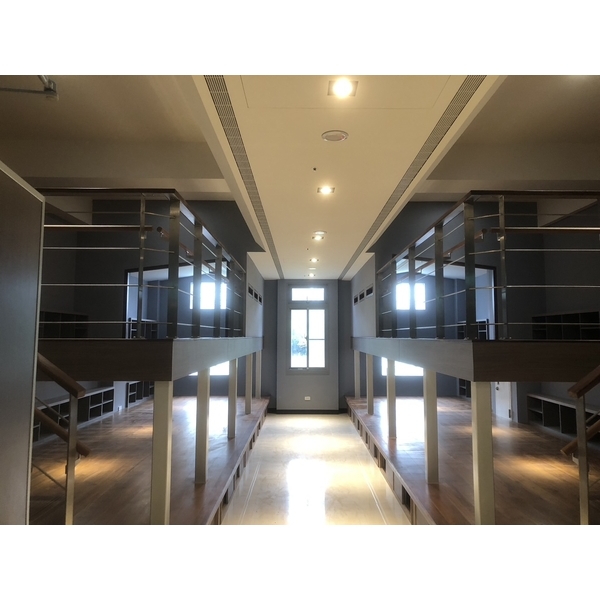 苗栗欄杆工程實績｜苗栗拱天宮香客大樓通舖不鏽鋼扶手欄杆工程