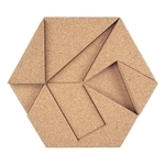 Hexagon有機軟木塊-Ivory , 應盛實業有限公司