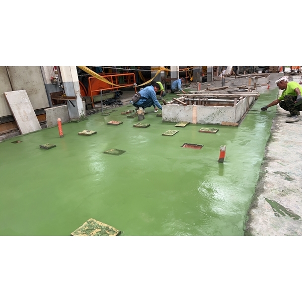 廠房綠色粉地坪,建信工程行