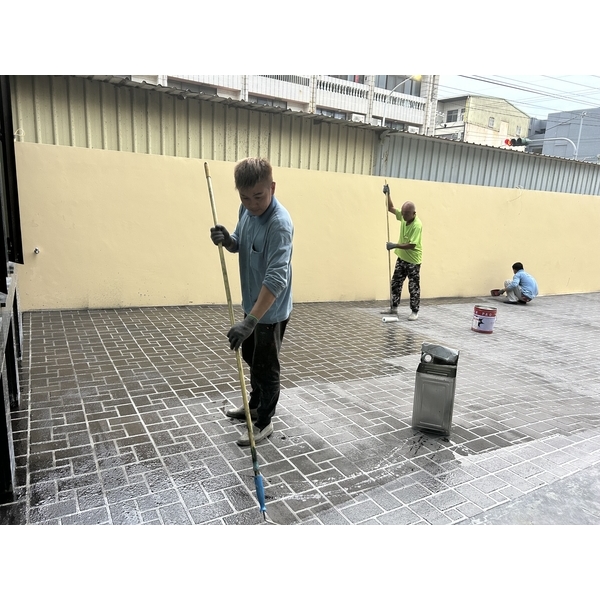 彰化地坪工程實績｜乾式噴花地坪工程
