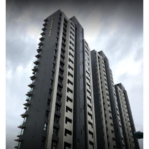 全坤尊峰微風館大樓鋁格柵工程