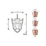 P09-7銅花瓣滴水鏈 , 喬盛建材股份有限公司