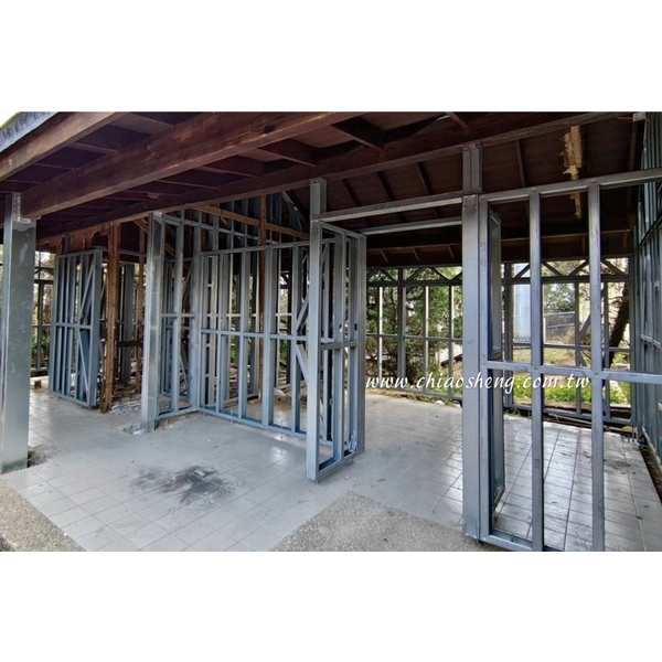 輕型鋼構建築翻新工程.輕型鋼骨結構與輕鋼構住宅-喬盛建材股份有限公司