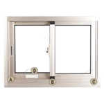 870 ＆ 1070 高耐候氣密隔音窗 , 鑫雍建築五金有限公司