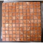 DSC01007 石材馬賽克-珊瑚紅2.5x2.5x0.7OYss , 金篆有限公司