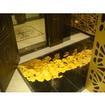 09 DSC07219 玄關黃紫藤拋晶磚-大理石水刀拼花-重慶南s - 金篆有限公司