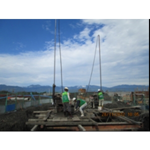 推進坑封底灌漿