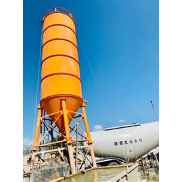 散裝水泥自動拌合桶75ton,基讚工程有限公司