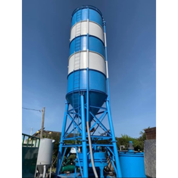 散裝水泥自動拌合桶75ton,基讚工程有限公司