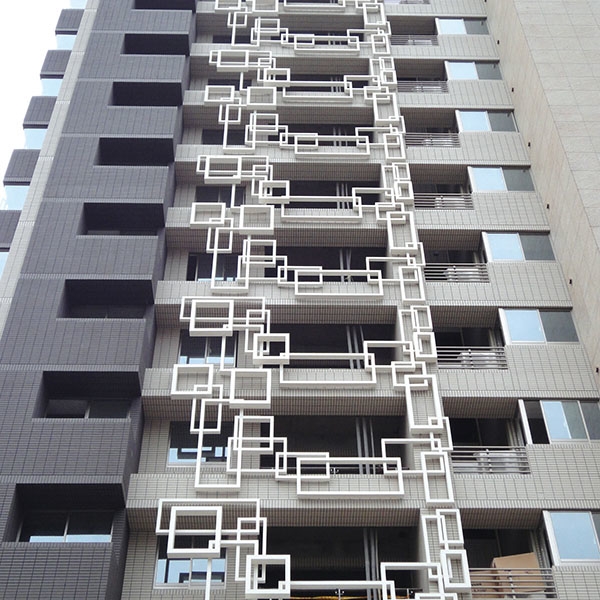 GRC-裝飾線版飾品工程-力麒蕭邦住宅大樓,龍潭元勝股份有限公司