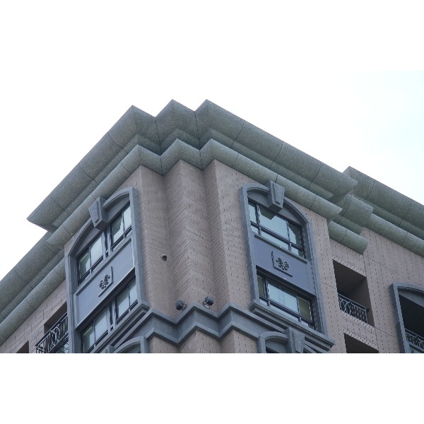 GRC-裝飾線版飾品工程-台大緣住宅大樓-龍潭元勝股份有限公司