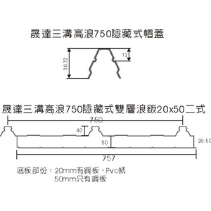17-彩色鋼板-750 , 晟達工業股份有限公司