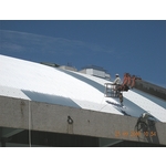 板橋體育館屋頂 PU 防水防熱工程 - 慶泰樹脂化學股份有限公司