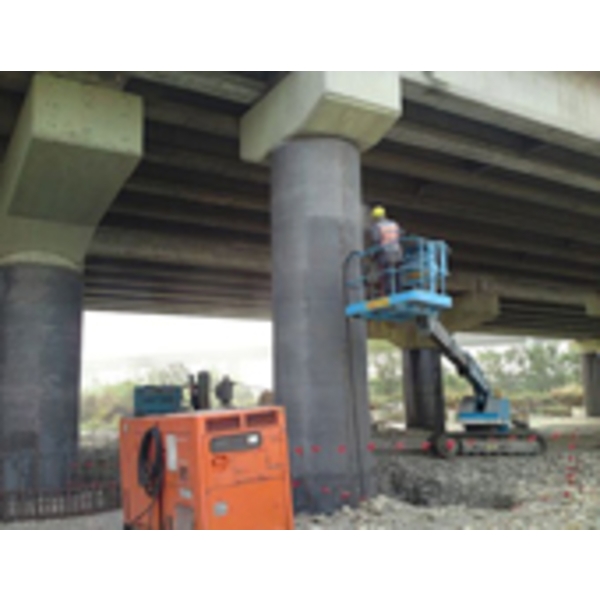 高速公路烏溪橋耐震補強聚脲工程 高速公路烏溪橋耐震補強聚脲工程,慶泰樹脂化學股份有限公司