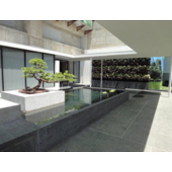 國誠建設獅甲銷售中心景觀水池聚脲防水,慶泰樹脂化學股份有限公司