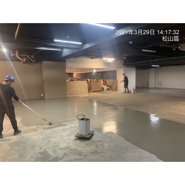 延吉勤耕建案-停車場.彩色硬化地坪-帝華實業股份有限公司