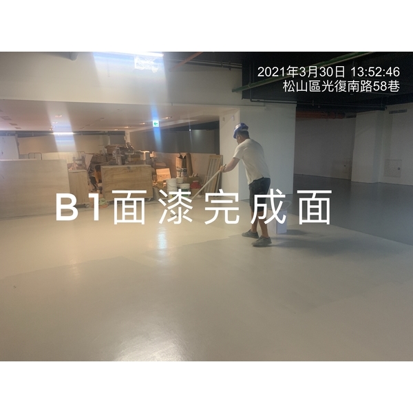 延吉勤耕建案-停車場.彩色硬化地坪-帝華實業股份有限公司