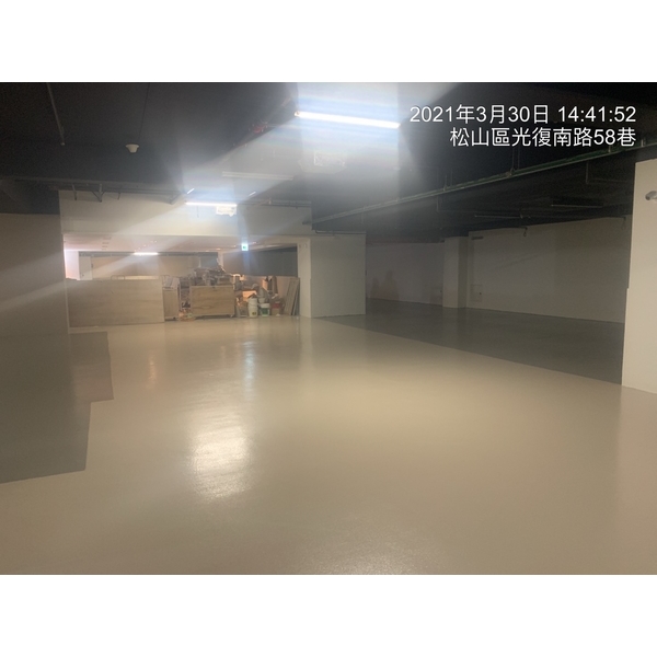 延吉勤耕建案-停車場.彩色硬化地坪-帝華實業股份有限公司