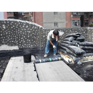 礦石面4mm柏油熱熔毯防水工程施工