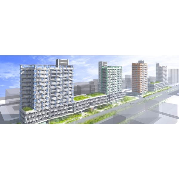 臺北市松山區健康公營住宅新建、防水、耐磨地坪工程