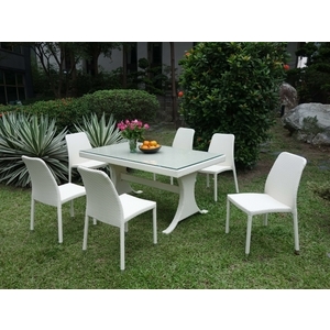 37-1 HT-706 長方桌餐椅組,老貝壳股份有限公司