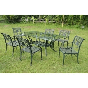 2-2 #274 72吋x42吋玻璃桌椅組,老貝壳股份有限公司