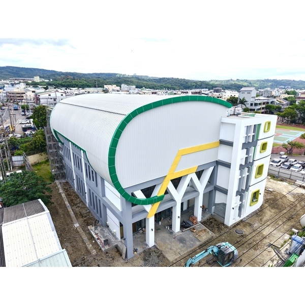 追分國小夢想館－金屬複合帷幕外牆