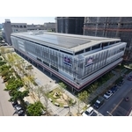 台中東區全聯｜台中全聯金屬帷幕外牆工程 - 拱力企業有限公司