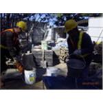 李建牌早強無收縮水泥 備料 02 與水混合充分攪拌 - 永協企業社