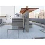 大毅雲觀~屋頂磨石隔熱磚 - 山石地磚工業有限公司