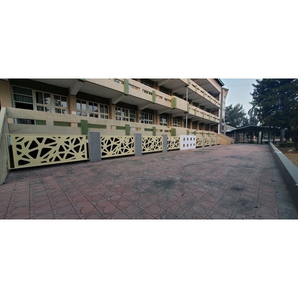 不鏽鋼烤漆字-校園地面修繕工程