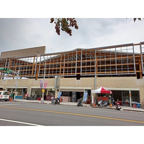 戶外帆布廣告鐵架-草屯鎮大成街停車場增建工程