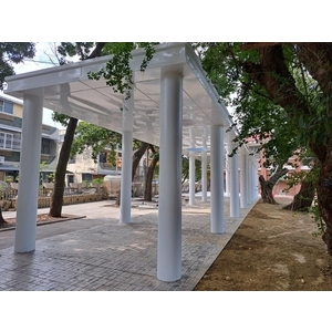 雨遮鋁包板-嘉義縣朴子市大同國民小學新建中央廚房工程及設備