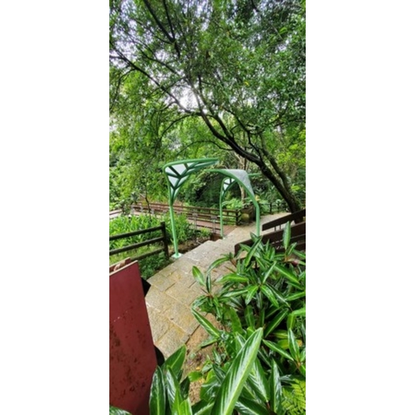 造型拱門-營造土城區原住民族群居原鄉意象生態公園工程