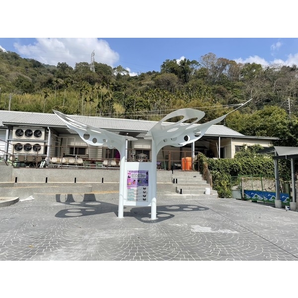 遮陽蝴蝶造型鐵件-111年度大甲溪發電廠蝴蝶生態園區設置工作