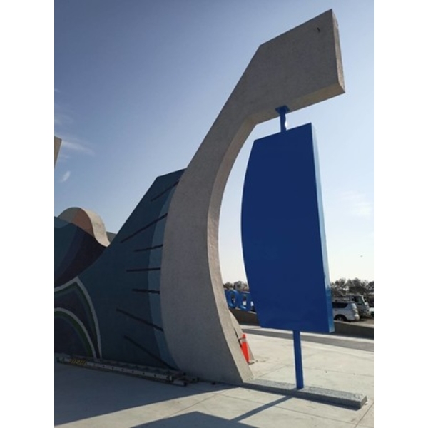 鋁合金造型立牌-嘉義縣東石漁港水環境改善工程