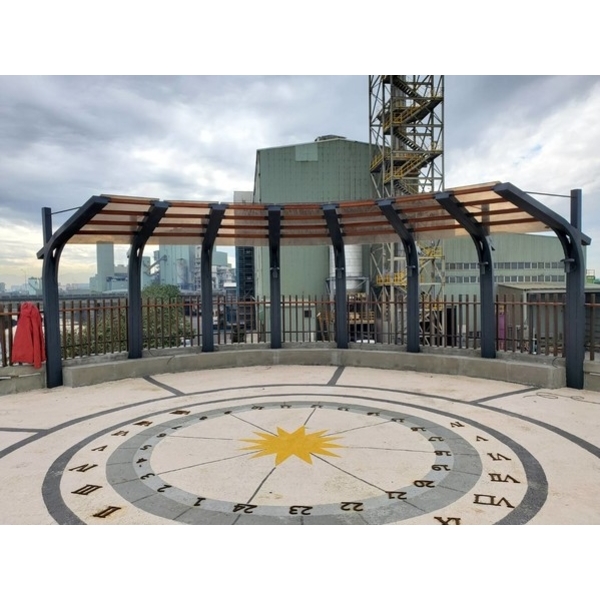 涼亭及棚架-許厝港自行車景觀大橋新建工程