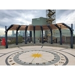 涼亭及棚架-許厝港自行車景觀大橋新建工程 - 典雅雕塑工程有限公司