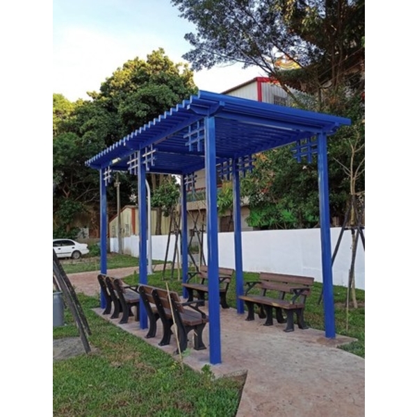 涼亭及棚架-雲林縣大埤鄉北極殿友善空間營造