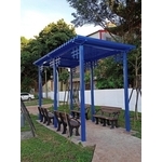 涼亭及棚架-雲林縣大埤鄉北極殿友善空間營造 - 典雅雕塑工程有限公司