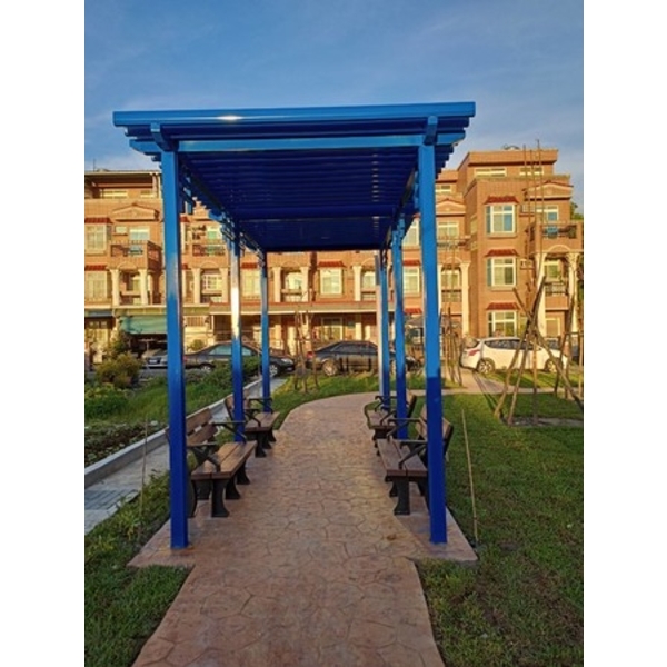 涼亭及棚架-雲林縣大埤鄉北極殿友善空間營造