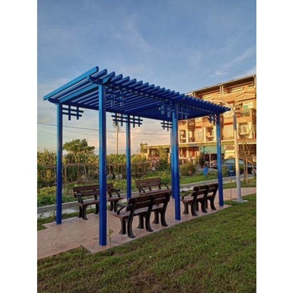 涼亭及棚架-雲林縣大埤鄉北極殿友善空間營造