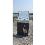 導覽牌-濁水溪許厝寮堤段整體環境改善工程 - 典雅雕塑工程有限公司