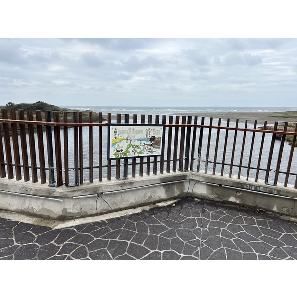 解說牌-許厝港自行車景觀大橋新建工程