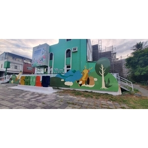 牆面美化-卑南鄉明峰社區農村食農體驗新亮點環境改善工程