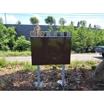 導覽牌－騎進嘉義糖鐵線田園趣自行車道改善工程 - 典雅雕塑工程有限公司